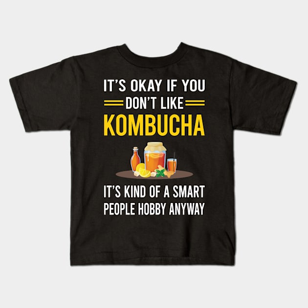 Smart People Hobby Kombucha Booch Kids T-Shirt by Good Day